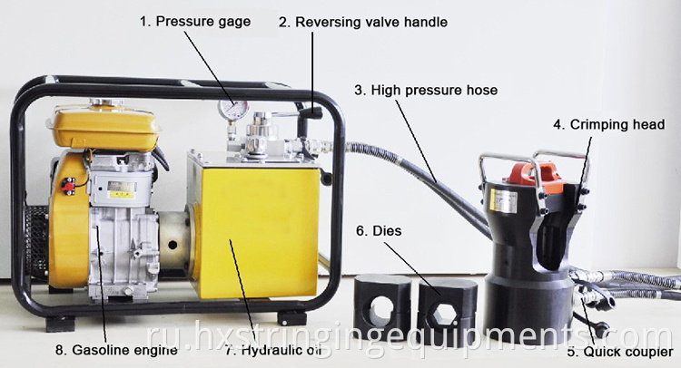 Double Acting Gasoline Engine High Pressure Hydraulic Pump